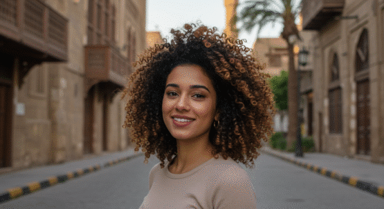 العنايه بالشعر المجعد و الكيرلي